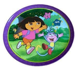 Vintage 2005 Dora The Explorer and Boots design 8” plate.